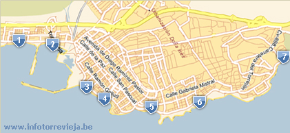 Stranden in Torrevieja